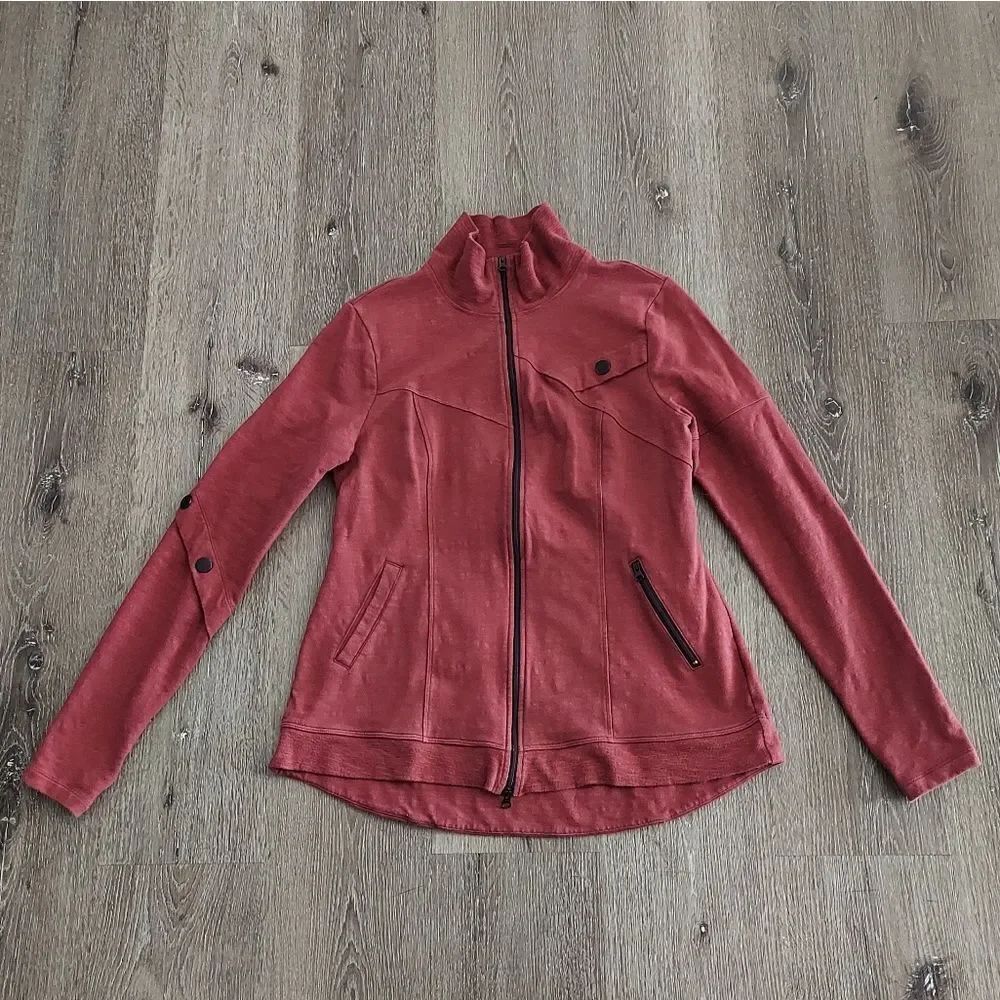 Cabi French Knit Training Track Jacket Medium